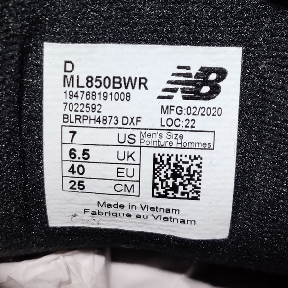 New Balance 850 The Kawhi 4 Bounces Sneakers Black - Picture 12 of 14